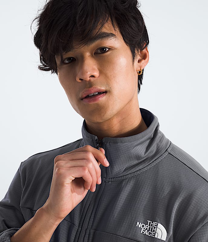 Men's Cedar Trail Grid Fleece Full-Zip Jacket - Image 2