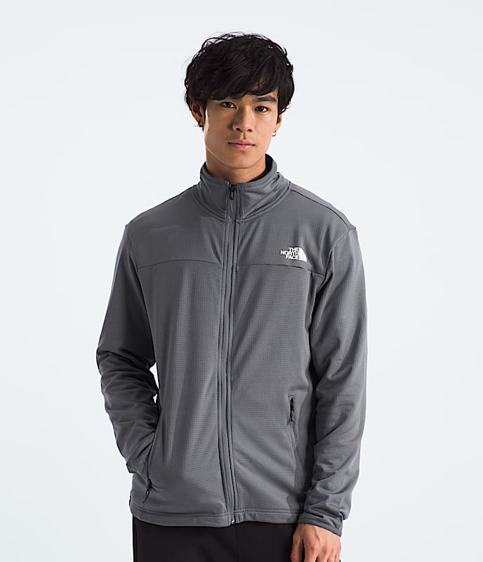 Men's Cedar Trail Grid Fleece Full-Zip Jacket