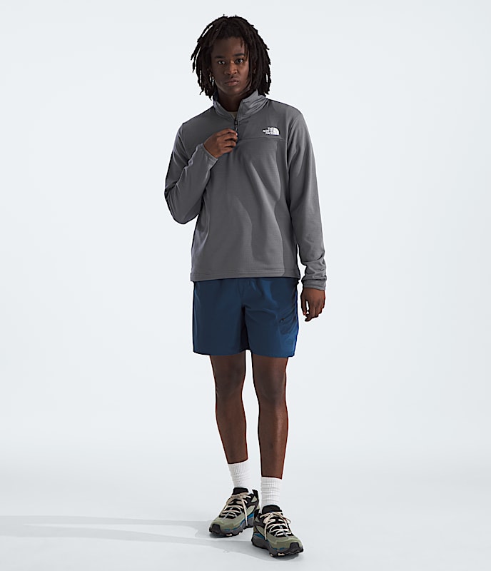 Men's Cedar Trail Grid Fleece ?-Zip - Image 2