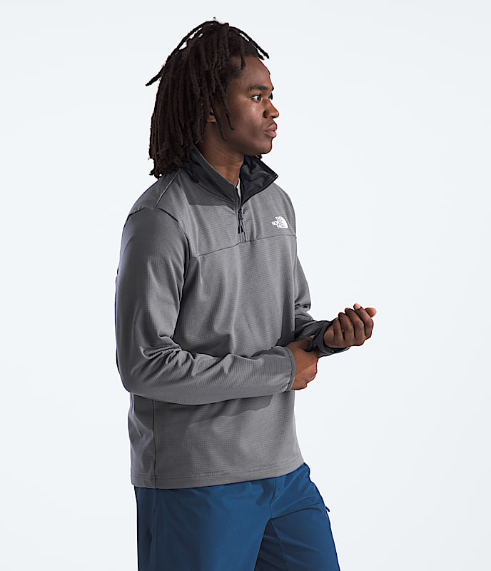 Men's Cedar Trail Grid Fleece ?-Zip - Image 4