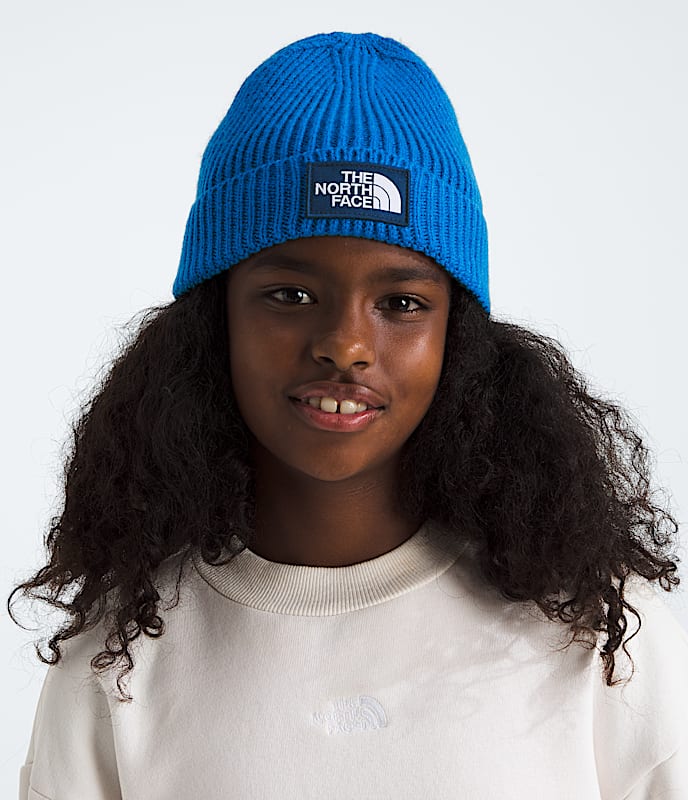 Kids' TNF? Box Logo Cuffed Beanie - Image 2