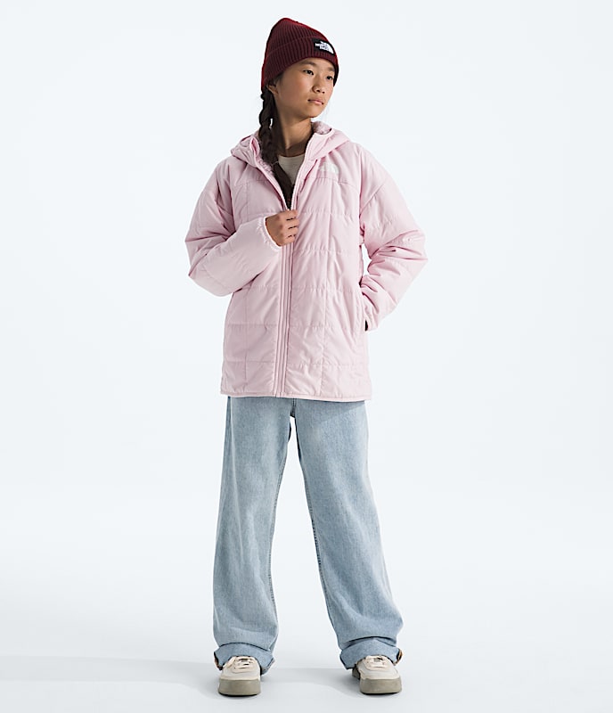 Girls' Reversible Shasta Short Parka - Image 3