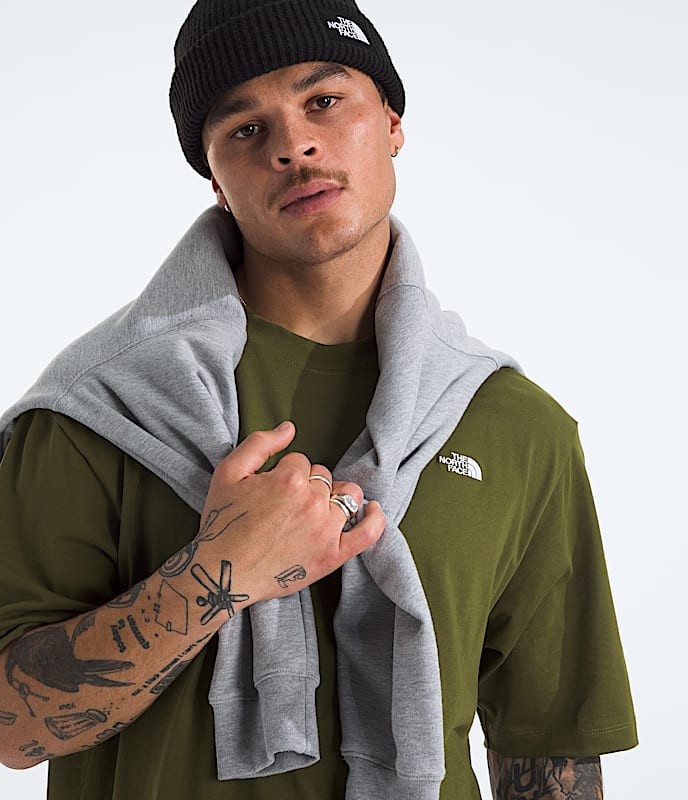 Men's TNF? Essential Simple Dome Oversized Short-Sleeve Tee - Image 2