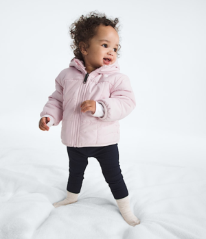 Baby Girls' Reversible Shasta Full-Zip Hooded Jacket
