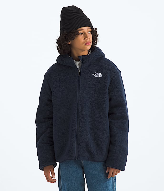 Boys' Reversible Shasta Full-Zip Hooded Jacket - Image 2