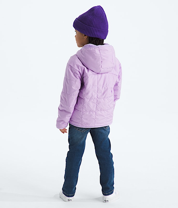 Girls' Reversible Shasta Full-Zip Hooded Jacket - Image 3