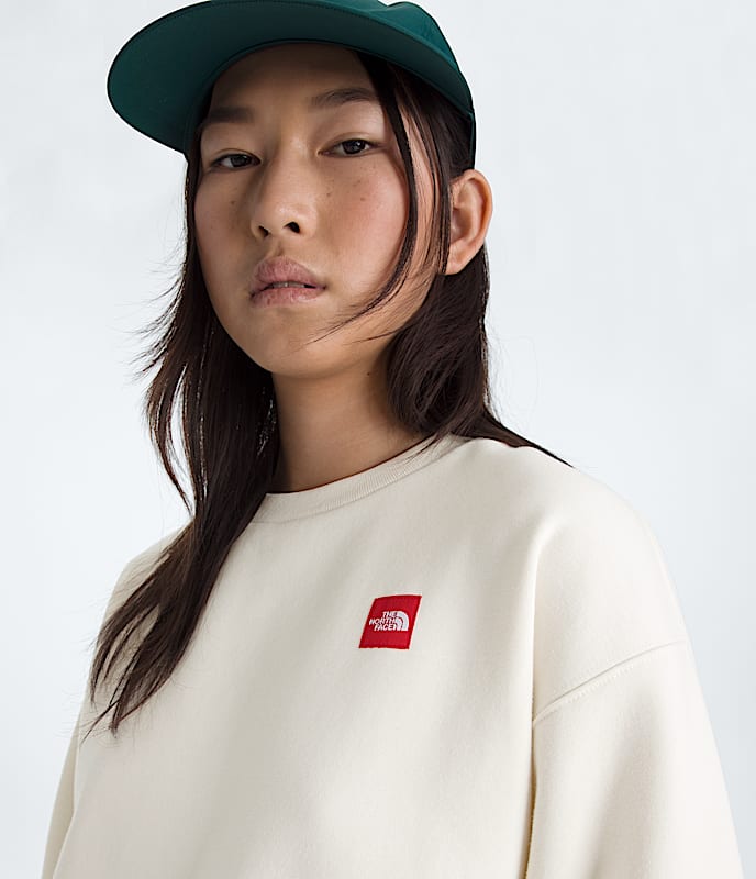 Women's TNF? Red Box Crew - Image 4