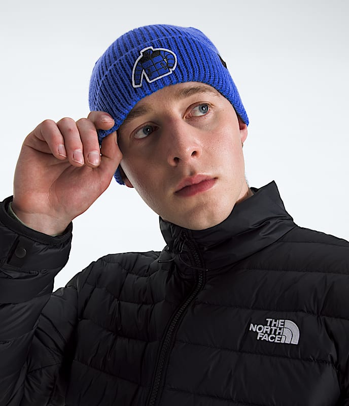 TNF? Logo Box Cuffed Beanie - Image 2