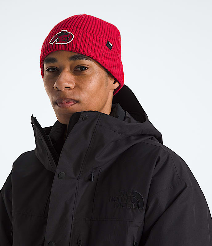 TNF? Logo Box Cuffed Beanie - Image 2