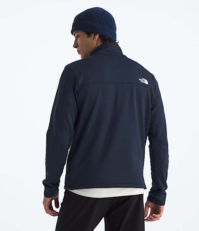 Men's Cedar Trail Grid Fleece Full-Zip Jacket - Image 3