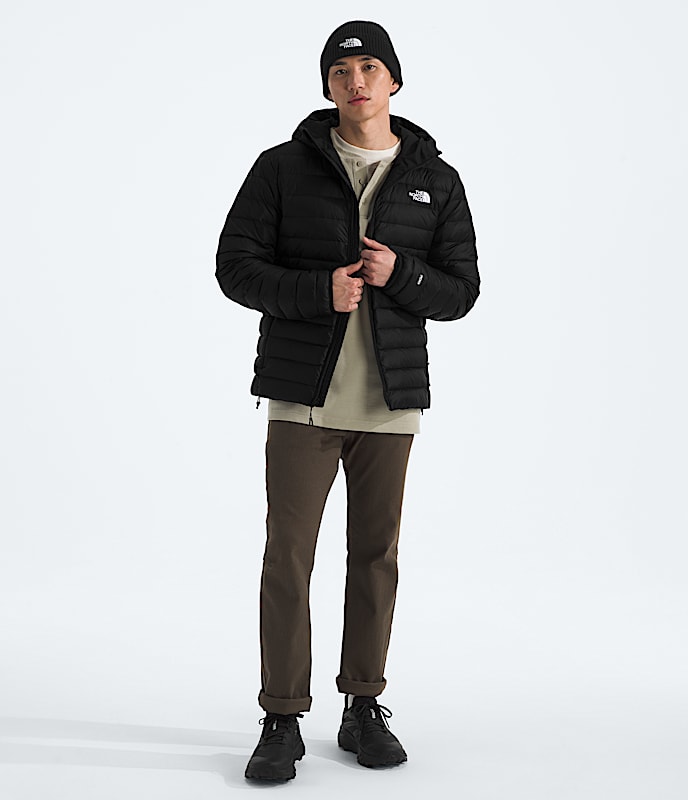 Men's Classic Down Hooded Jacket - Image 2