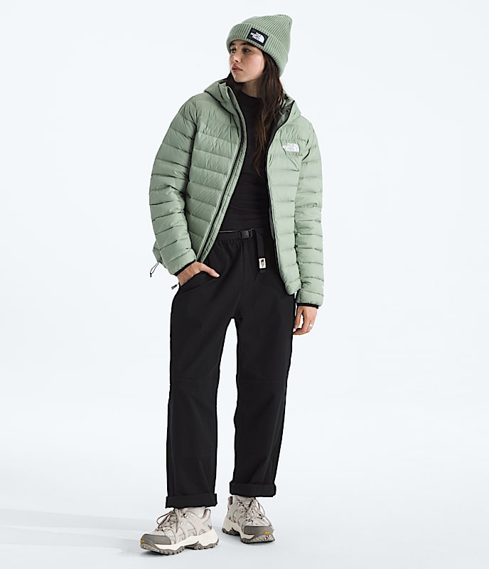 Women's Classic Down Hooded Jacket - Image 2