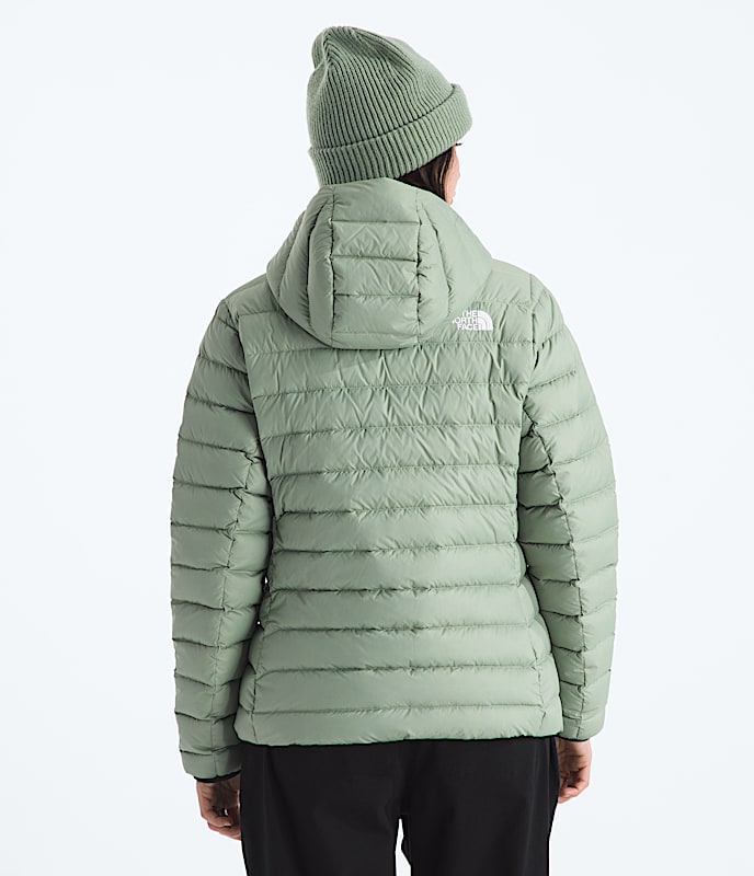 Women's Classic Down Hooded Jacket - Image 3