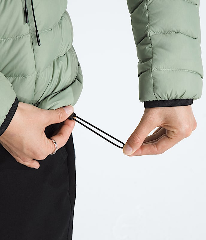 Women's Classic Down Hooded Jacket - Image 6