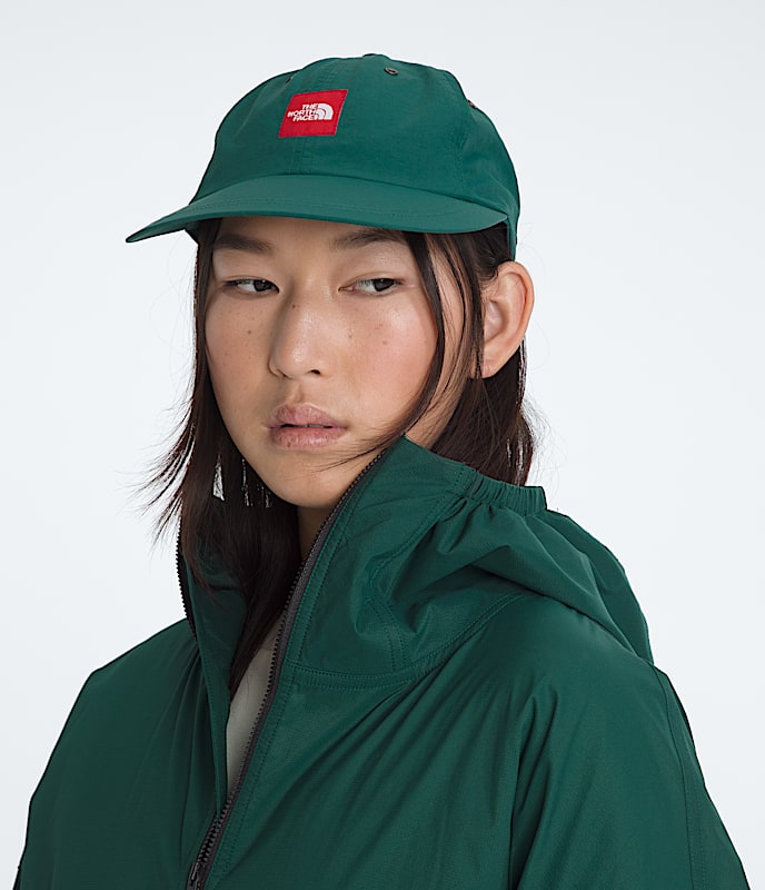Men's TNF? Red Box Packable Hooded Wind Jacket - Image 7