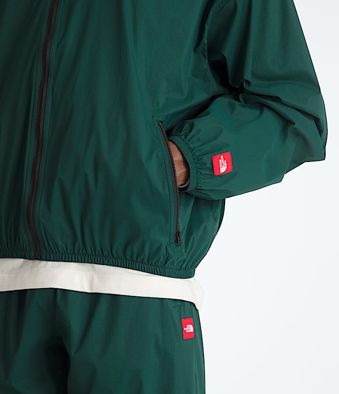Men's TNF? Red Box Packable Hooded Wind Jacket - Image 6