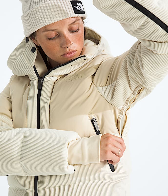 Women's Cold Spell Corduroy Cropped Down Jacket - Image 5