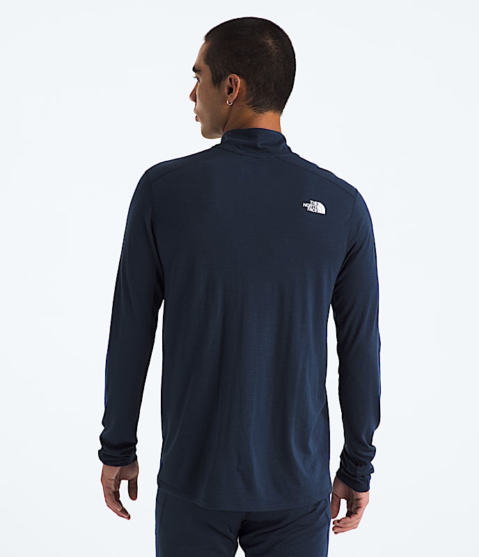 TNF X Smartwool Men's Merino Blend 150 Long-Sleeve ?-Zip - Image 2
